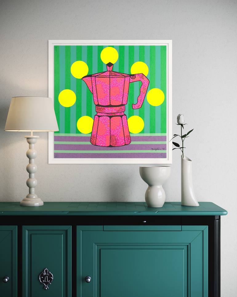 Original Illustration Still Life Painting by David Galan