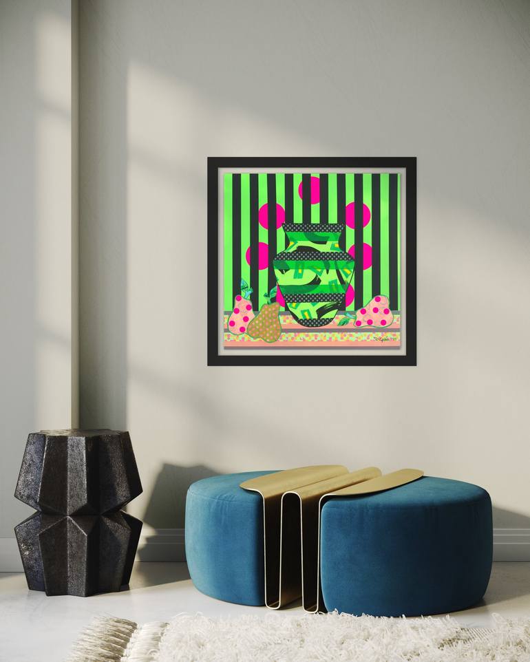 Original Pop Art Still Life Painting by David Galan