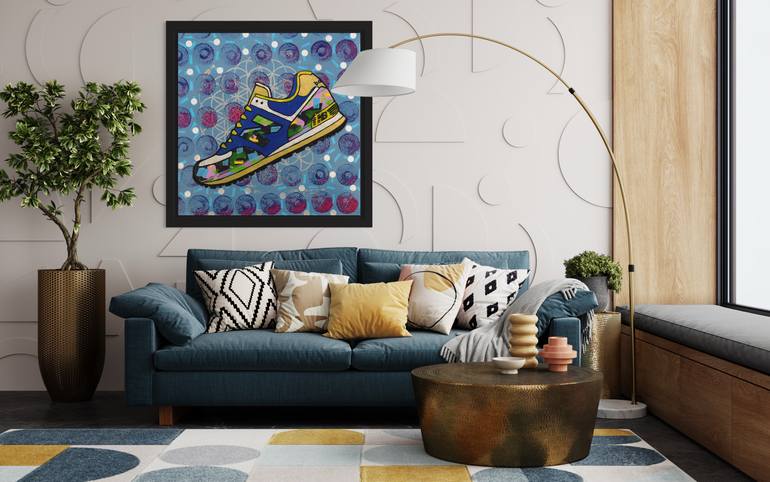 Original Abstract Sports Painting by David Galan