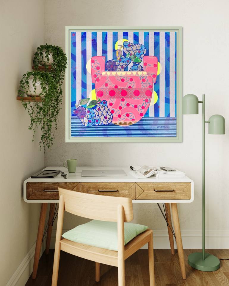 Original Pop Art Still Life Painting by David Galan