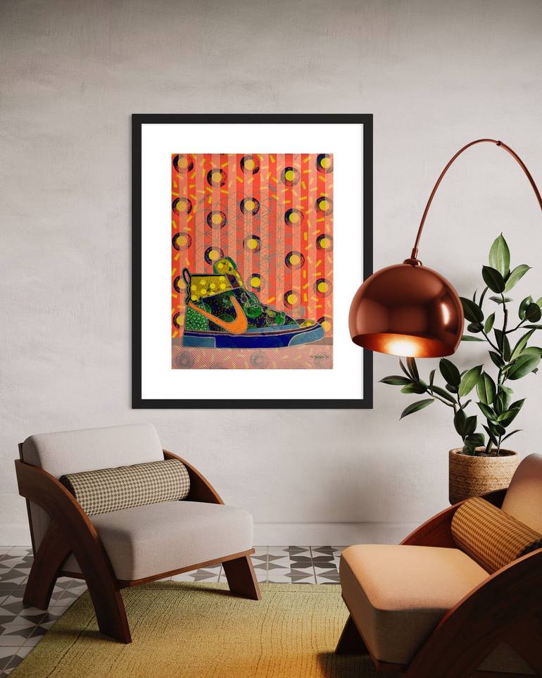 Original Pop Art Sports Painting by David Galan