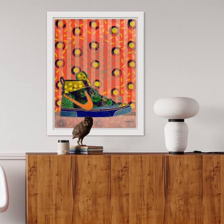Original Pop Art Sports Painting by David Galan