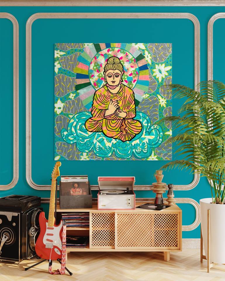 Original Contemporary Religion Painting by David Galan