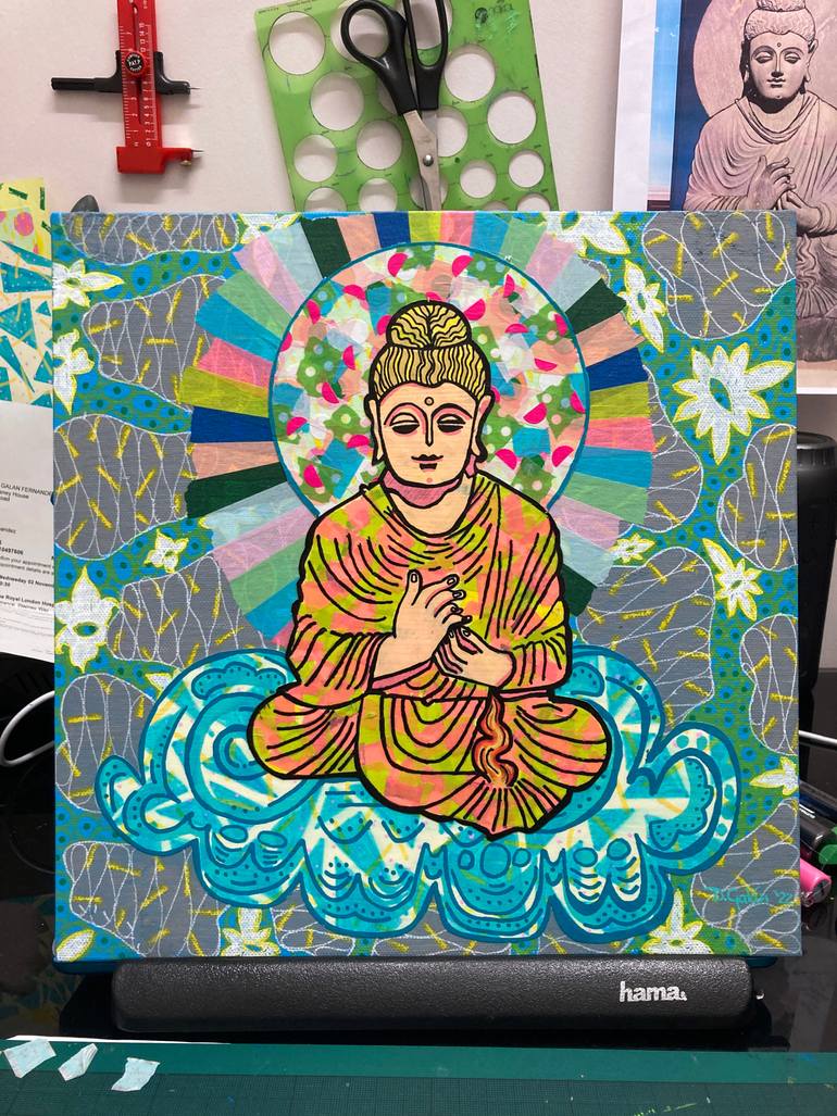 Original Contemporary Religion Painting by David Galan