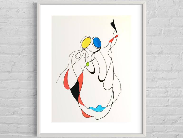 Original Contemporary Abstract Painting by Elena Seroff