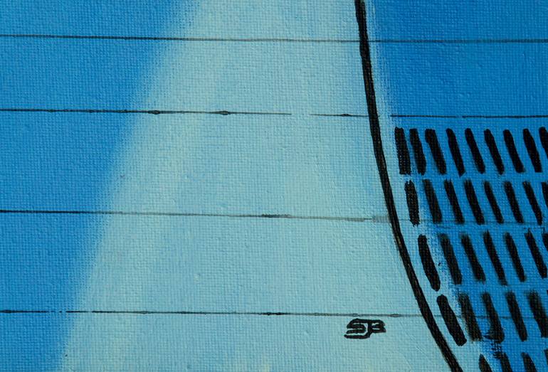 Original Conceptual Science/Technology Painting by Stephen Beer