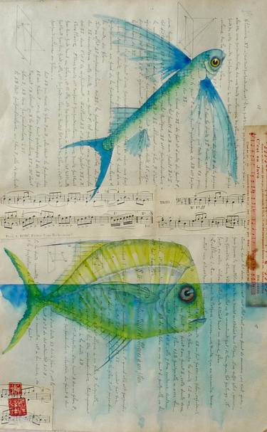 Original Fish Paintings by Lesli Bell