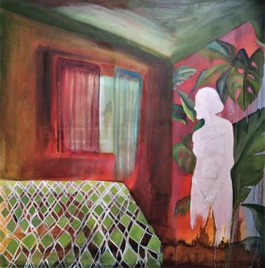 Original Figurative Interiors Paintings by Nicola Siebert-Patel