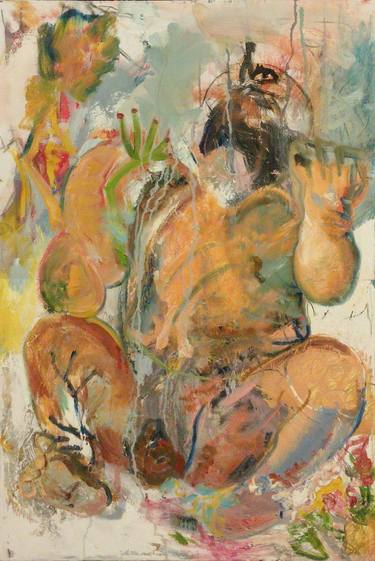 Original Abstract Expressionism Nude Paintings by Jasmine Chen