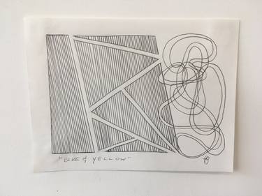 Original Abstract Drawings by Fred Bendheim