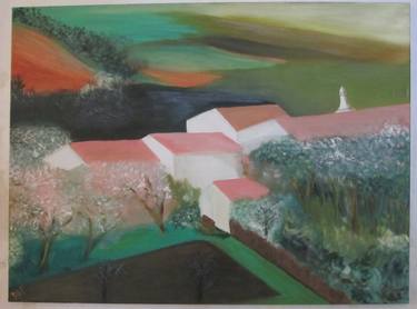 Original Impressionism Landscape Painting by Jorge DAF