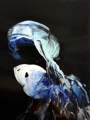 532 Jellyfish - Encaustic thumb