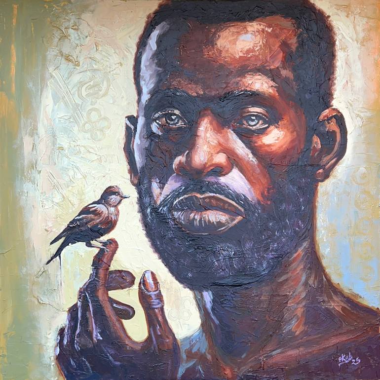 Print of Contemporary Men Paintings by Eric Amoakwa-Boadu