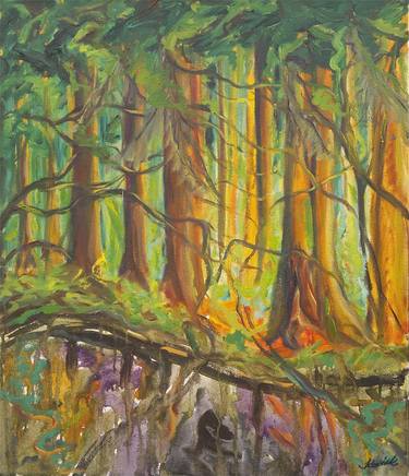 Original Expressionism Nature Painting by Terry Kosick
