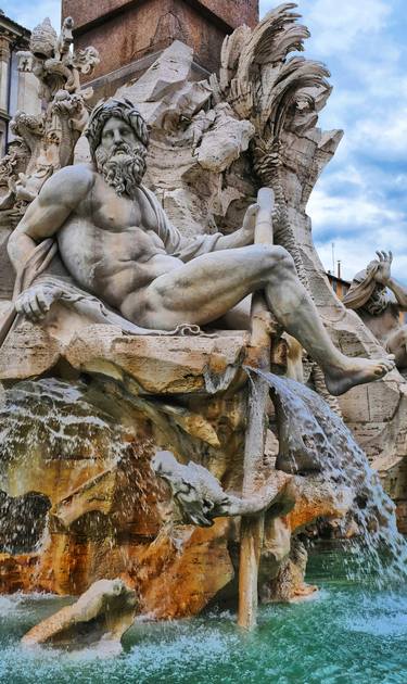 Fontana dei Quattro Fiumi on Piazza Navona - Limited Edition 5 of 5 thumb