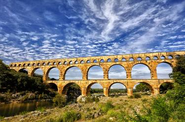 Pont du Gard in Avignon, France, # 1, - Limited Edition 1 of 25 thumb