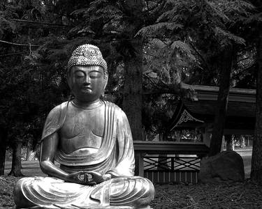 12 Century Bronze Buddha, Sonnenberg Gardens , 2010 thumb