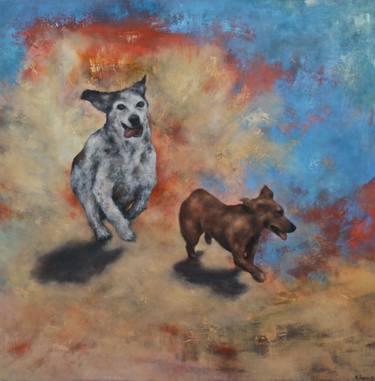 Original Dogs Paintings by Howard Ross