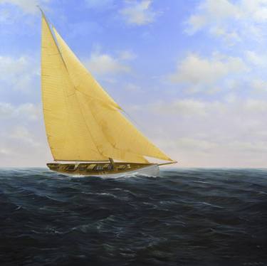 Original Realism Boat Paintings by William Kroll