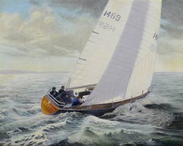 Original Realism Boat Paintings by William Kroll