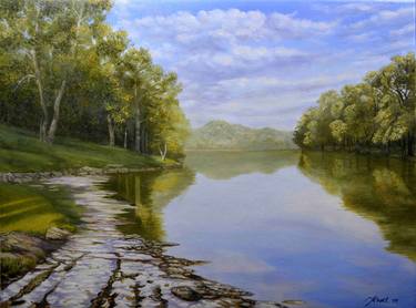 Original Realism Landscape Paintings by William Kroll