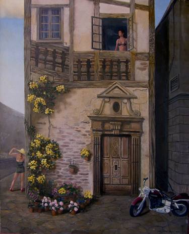 Original Realism Architecture Paintings by William Kroll