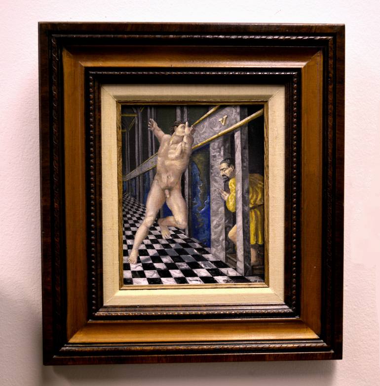 Original Fine Art Nude Painting by William Kroll