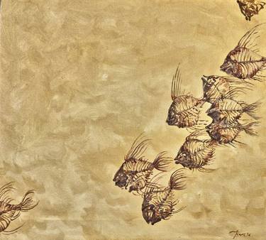Original Fish Paintings by William Kroll