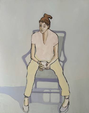 Original Contemporary Women Painting by florence baumgartner