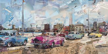 Original Pop Art Cities Collage by Ines Kouidis