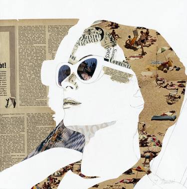 Original Celebrity Collage by Ines Kouidis