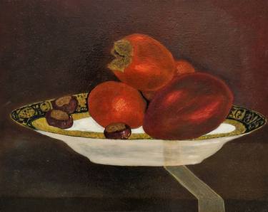 Original Fine Art Still Life Painting by Maria Badea