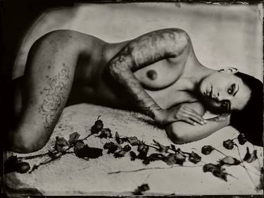 "Vita with Roses" - Acrylic face C-Type photographic print - Limited Edition of 5 thumb