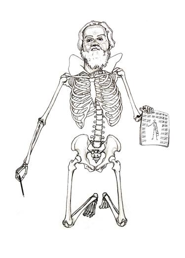 Print of Figurative Mortality Drawings by Maciej Wichnowski