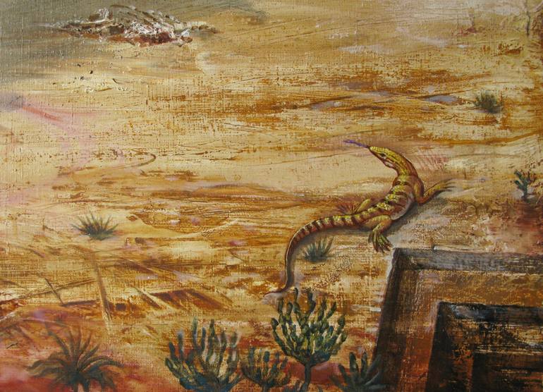 Original Figurative Landscape Painting by Dmytro Danylov