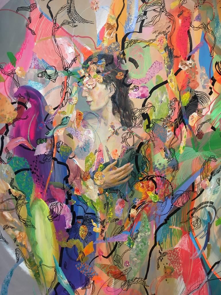 Original Abstract Painting by Larisa Ilieva