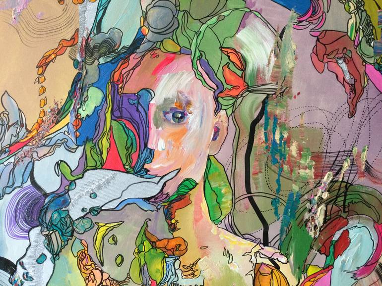 Original Abstract Painting by Larisa Ilieva