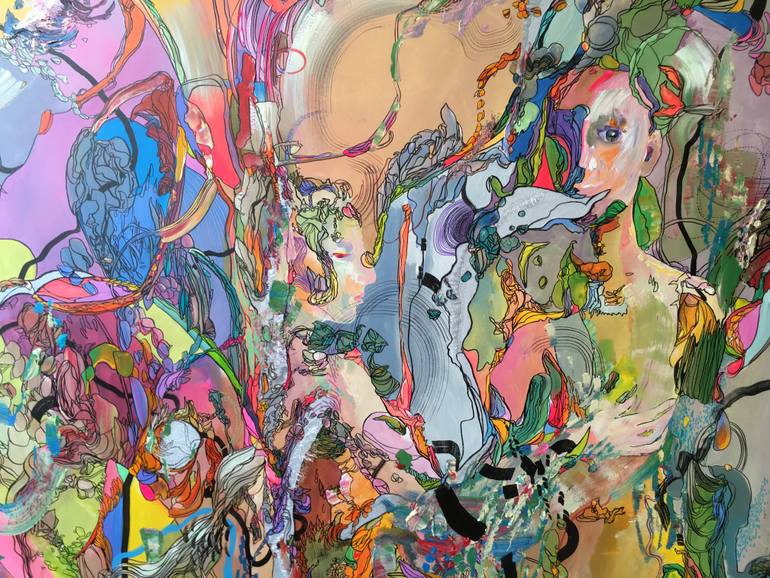 Original Abstract Painting by Larisa Ilieva