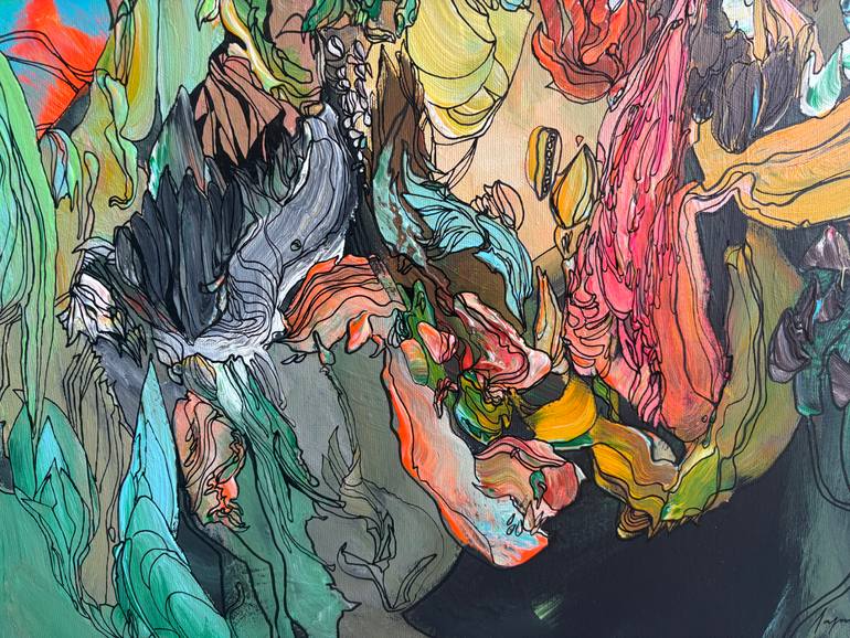 Original Contemporary Abstract Painting by Larisa Ilieva
