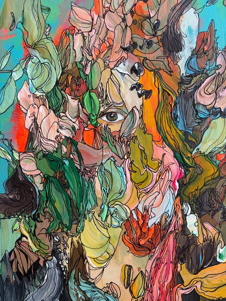 Original Contemporary Abstract Painting by Larisa Ilieva