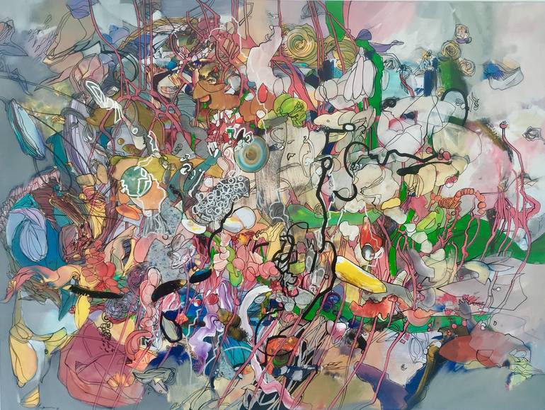 Print of Fine Art Abstract Paintings by Larisa Ilieva