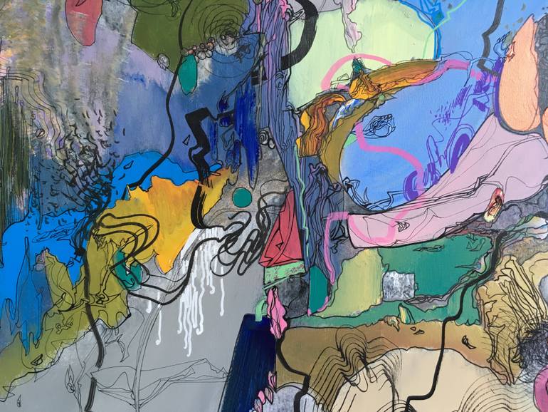 Original Abstract Painting by Larisa Ilieva