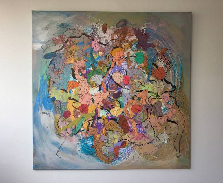 Original Abstract Painting by Larisa Ilieva
