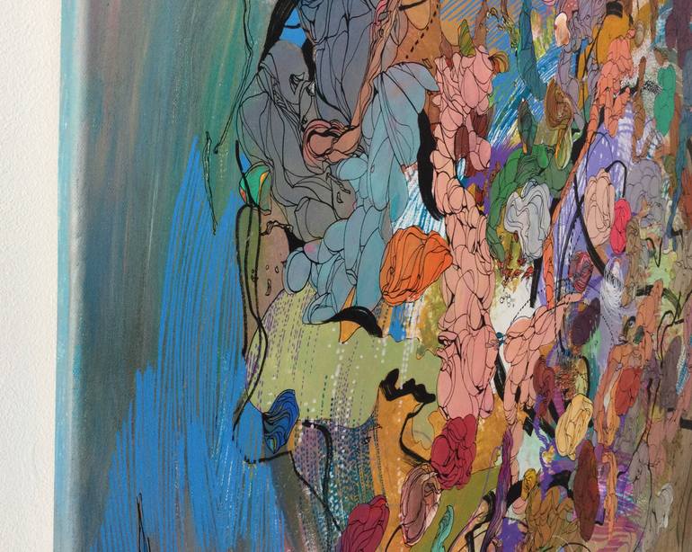 Original Abstract Painting by Larisa Ilieva