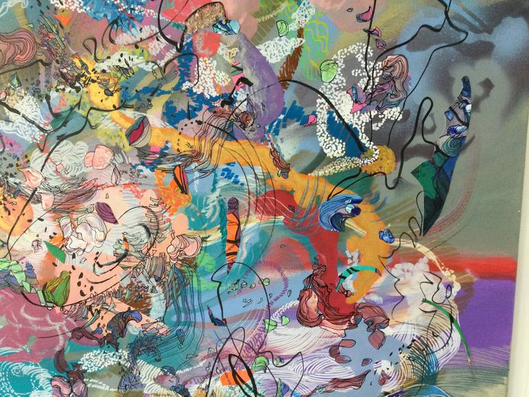Original Abstract Painting by Larisa Ilieva