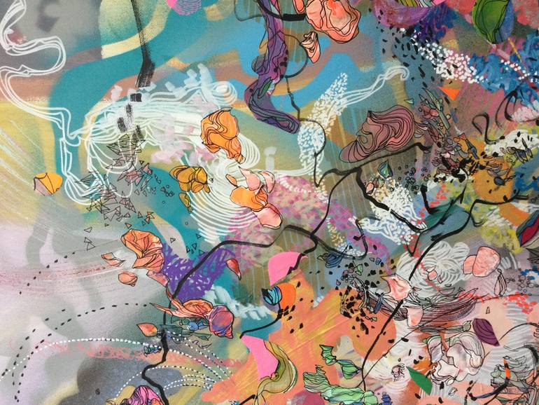 Original Abstract Painting by Larisa Ilieva