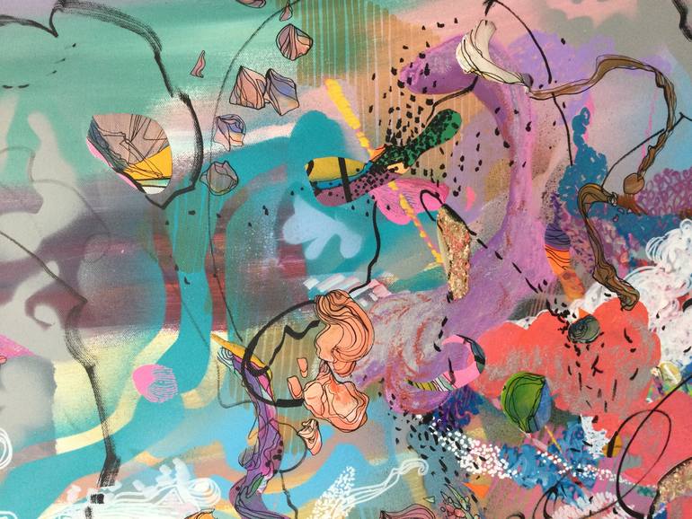 Original Abstract Painting by Larisa Ilieva