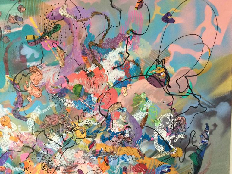 Original Abstract Painting by Larisa Ilieva
