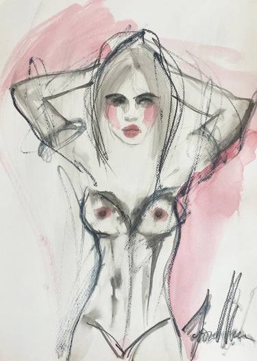 Print of Figurative Nude Paintings by Fiona Maclean