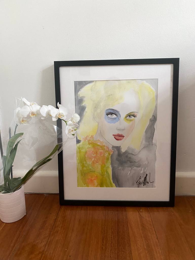 Original Figurative Fashion Painting by Fiona Maclean